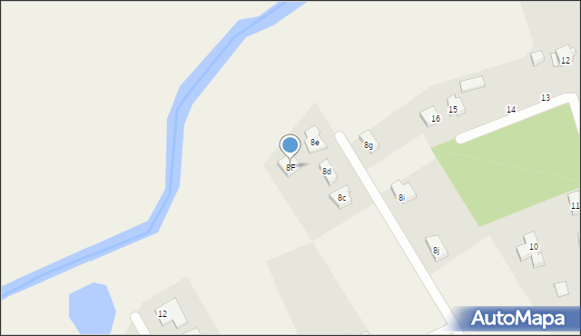 Mosty, Rzeczna, 8F, mapa Mosty