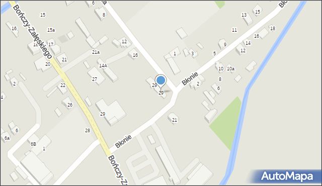 Opoczno, Rzeczna, 29, mapa Opoczno