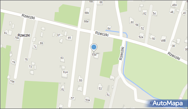 Ostrowiec Świętokrzyski, Rzeczki, 53d, mapa Ostrowiec Świętokrzyski