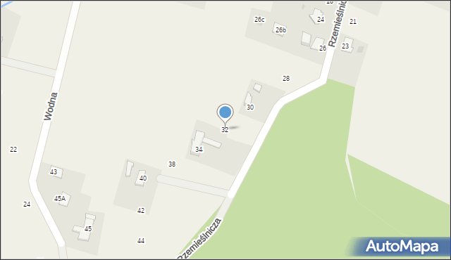 Pierściec, Rzemieślnicza, 32, mapa Pierściec