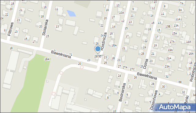 Piotrków Trybunalski, Rzeźnicza, 28/30, mapa Piotrków Trybunalski