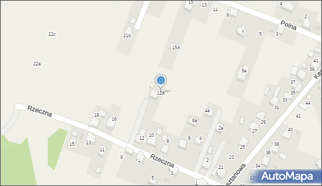 Płoki, Rzeczna, 12a, mapa Płoki