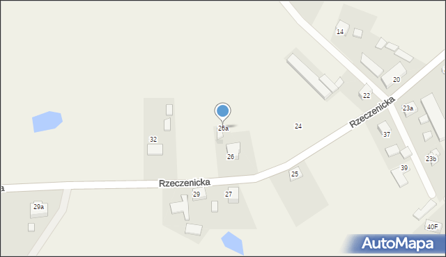 Przechlewo, Rzeczenicka, 26a, mapa Przechlewo