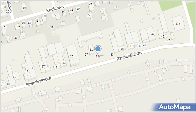 Przeźmierowo, Rzemieślnicza, 33a, mapa Przeźmierowo
