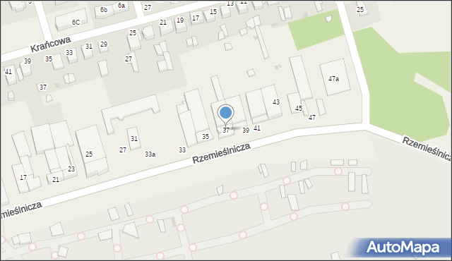 Przeźmierowo, Rzemieślnicza, 37, mapa Przeźmierowo