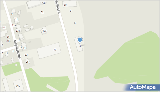 Przeźmierowo, Rzemieślnicza, 4, mapa Przeźmierowo