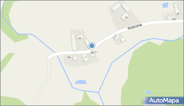 Przybymierz, Rzeczna, 29, mapa Przybymierz