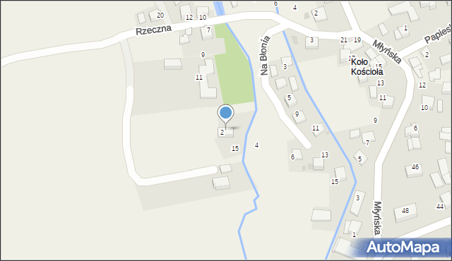 Raciborowice, Rzeczna, 13, mapa Raciborowice