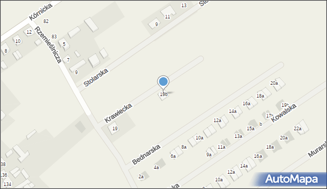 Radzewo, Rzemieślnicza, 19b, mapa Radzewo