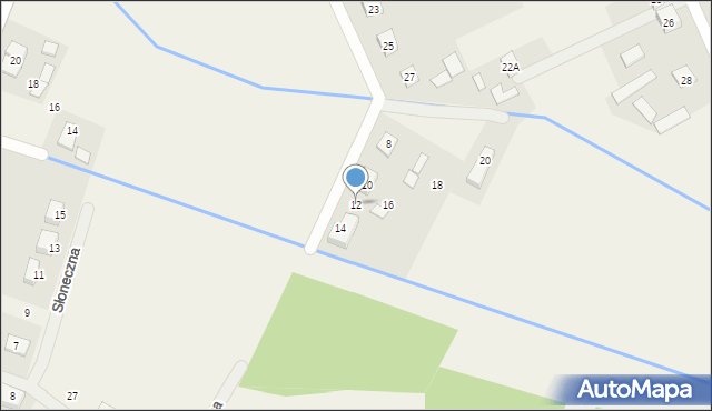 Radziwiłłów, Rzeczna, 12, mapa Radziwiłłów