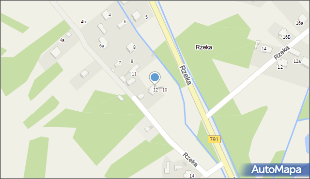 Rodaki, Rzeka, 12, mapa Rodaki