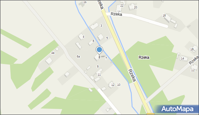 Rodaki, Rzeka, 8, mapa Rodaki