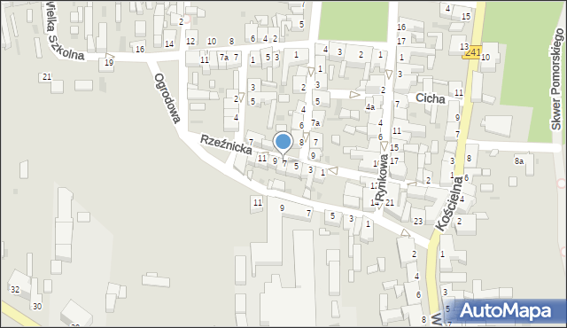 Rogoźno, Rzeźnicka, 7, mapa Rogoźno