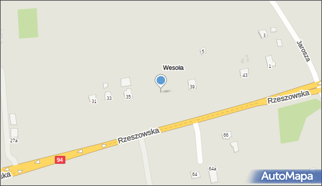 Ropczyce, Rzeszowska, 37, mapa Ropczyce