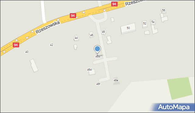 Ropczyce, Rzeszowska, 46b, mapa Ropczyce