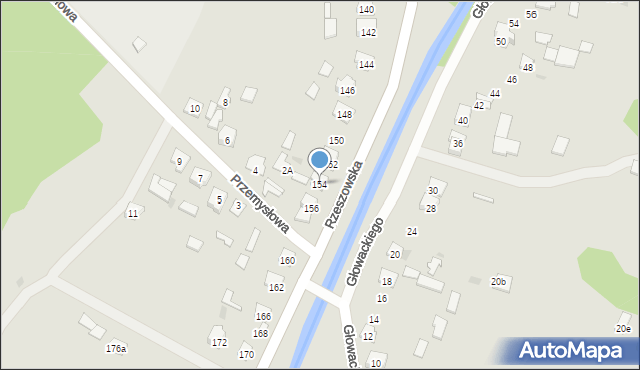 Rudnik nad Sanem, Rzeszowska, 154, mapa Rudnik nad Sanem