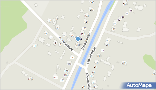 Rudnik nad Sanem, Rzeszowska, 156, mapa Rudnik nad Sanem