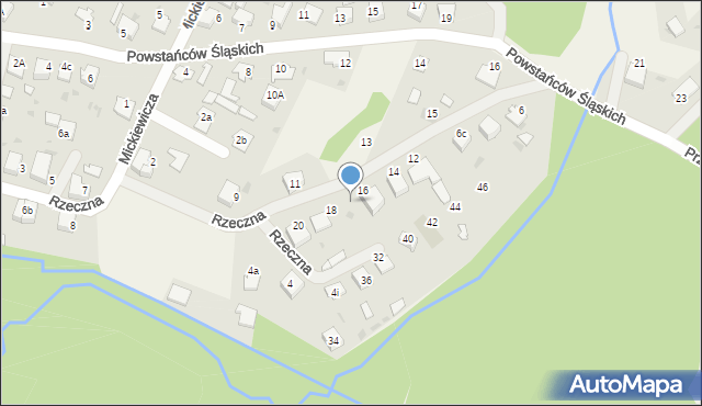 Rudy, Rzeczna, 24, mapa Rudy