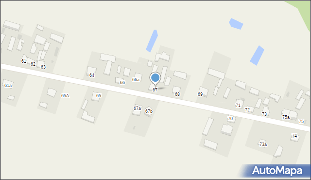 Rząbiec, Rząbiec, 67, mapa Rząbiec