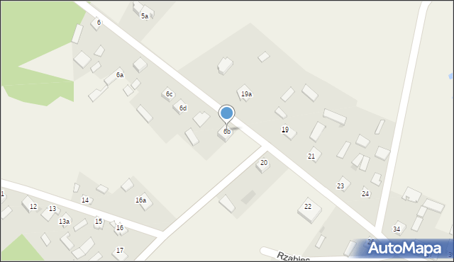 Rząbiec, Rząbiec, 6b, mapa Rząbiec