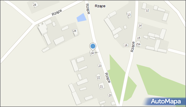 Rzące, Rzące, 25, mapa Rzące