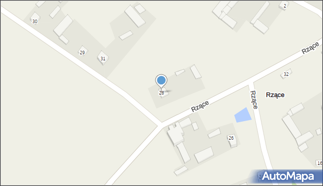 Rzące, Rzące, 28, mapa Rzące