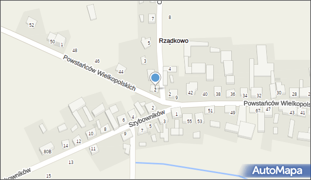 Rzadkowo, Rzadkowo, 2, mapa Rzadkowo