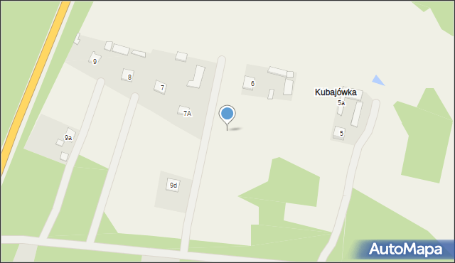 Rządza, Rządza, 6a, mapa Rządza