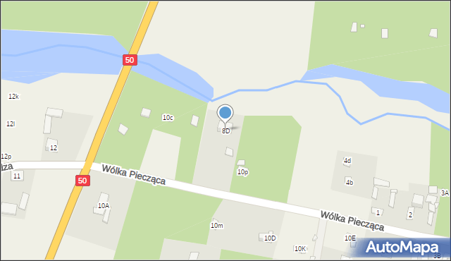 Rządza, Rządza, 8D, mapa Rządza