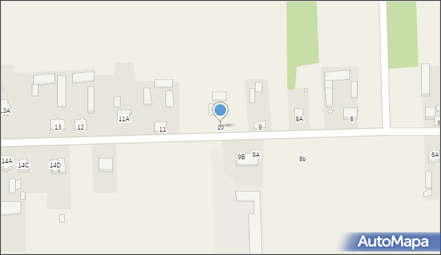 Rządza, Rządza, 10, mapa Rządza