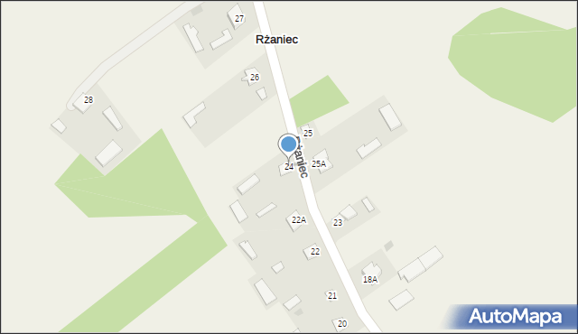 Rżaniec, Rżaniec, 24, mapa Rżaniec