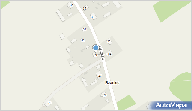 Rżaniec, Rżaniec, 29, mapa Rżaniec