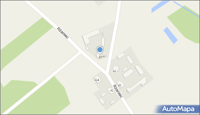 Rżaniec, Rżaniec, 43, mapa Rżaniec