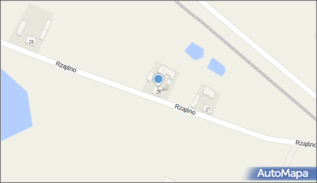 Rząśno, Rząśno, 28, mapa Rząśno