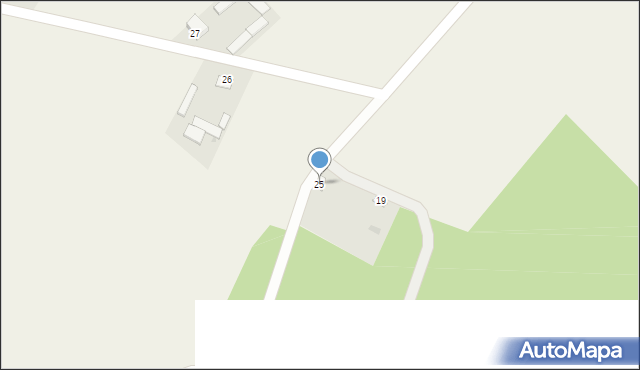 Rzechowo-Gać, Rzechowo-Gać, 25, mapa Rzechowo-Gać