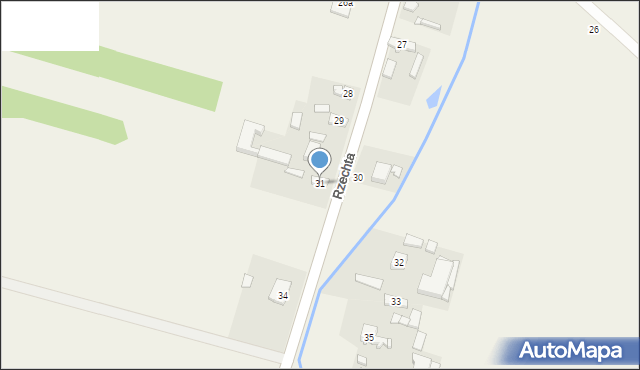 Rzechta, Rzechta, 31, mapa Rzechta