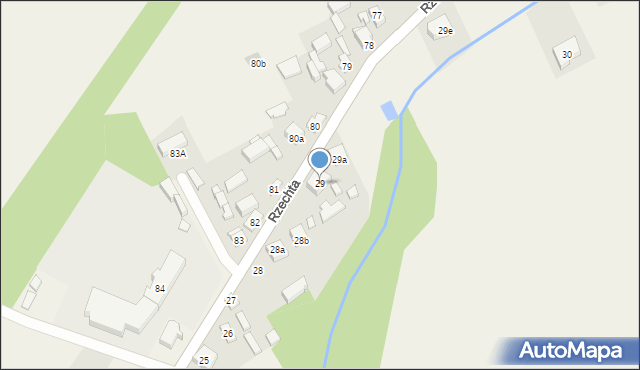 Rzechta, Rzechta, 29, mapa Rzechta