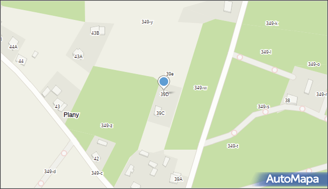 Rzecin, Rzecin, 39D, mapa Rzecin