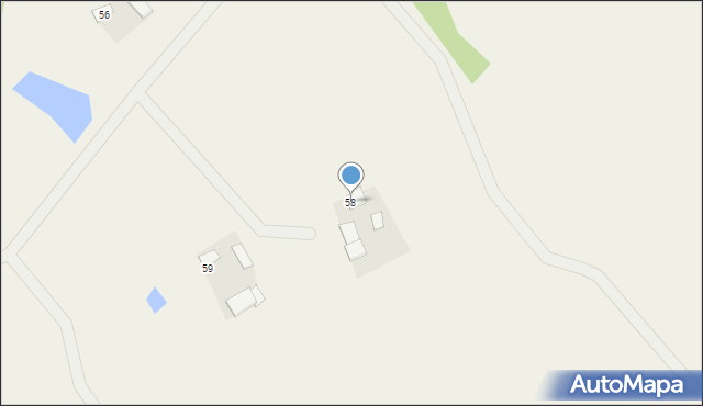 Rzeck, Rzeck, 58, mapa Rzeck