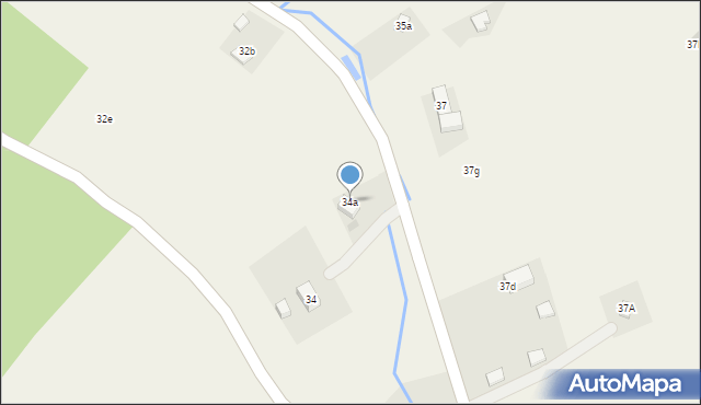 Rzeczka, Rzeczka, 34a, mapa Rzeczka