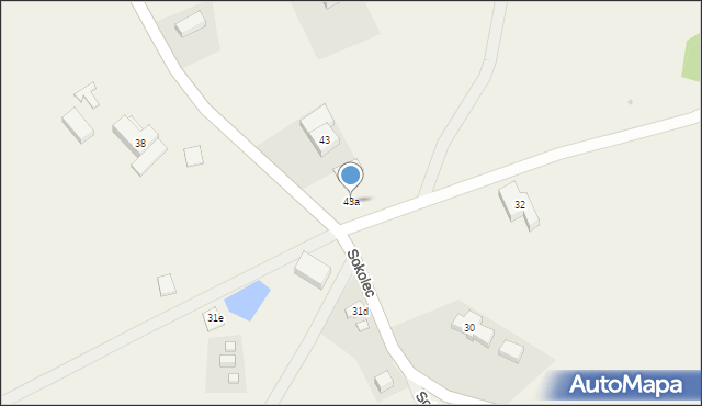 Rzeczka, Rzeczka, 43a, mapa Rzeczka