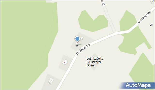 Rzeczka, Rzeczka, 51, mapa Rzeczka