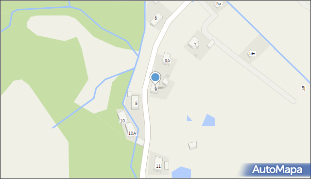 Rzeczka, Rzeczka, 9, mapa Rzeczka