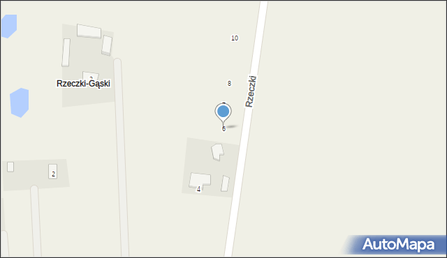 Rzeczki, Rzeczki, 6, mapa Rzeczki