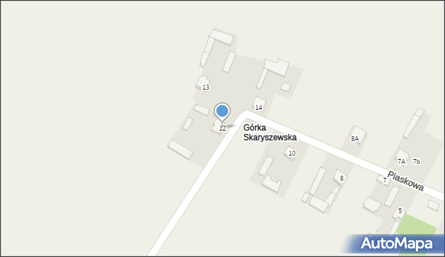 Rzeczków, Rzeczków, 12, mapa Rzeczków