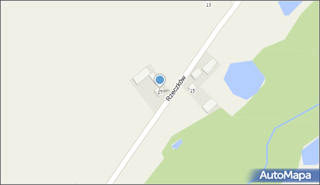 Rzeczków, Rzeczków, 17, mapa Rzeczków