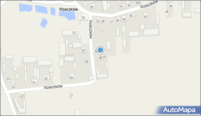 Rzeczków, Rzeczków, 29, mapa Rzeczków