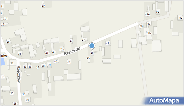 Rzeczków, Rzeczków, 46, mapa Rzeczków