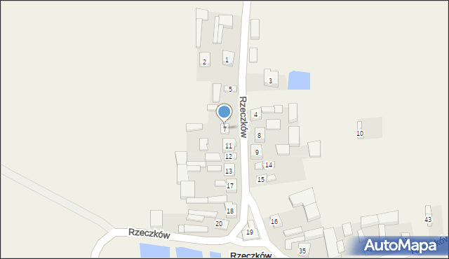 Rzeczków, Rzeczków, 7, mapa Rzeczków