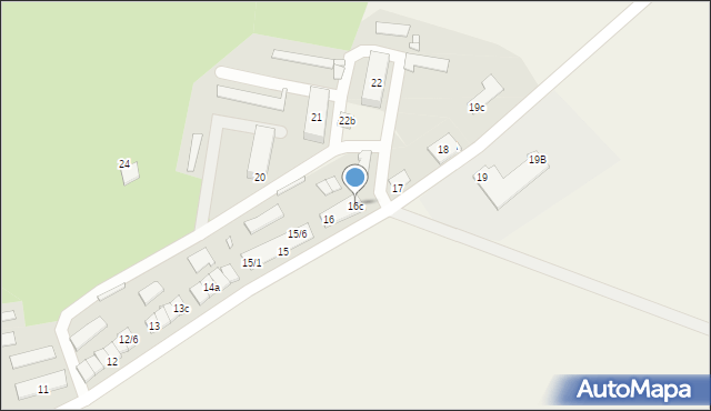 Rzeczna, Rzeczna, 16c, mapa Rzeczna